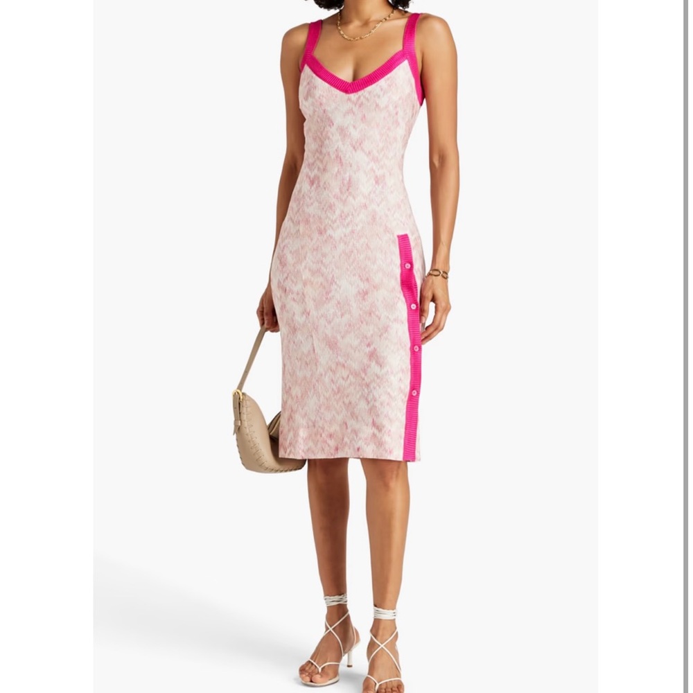 Missoni Pink and White Knit Top